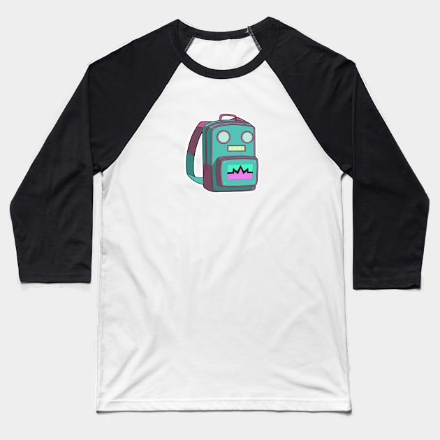 Benson’s backpack Baseball T-Shirt by dragonlord19